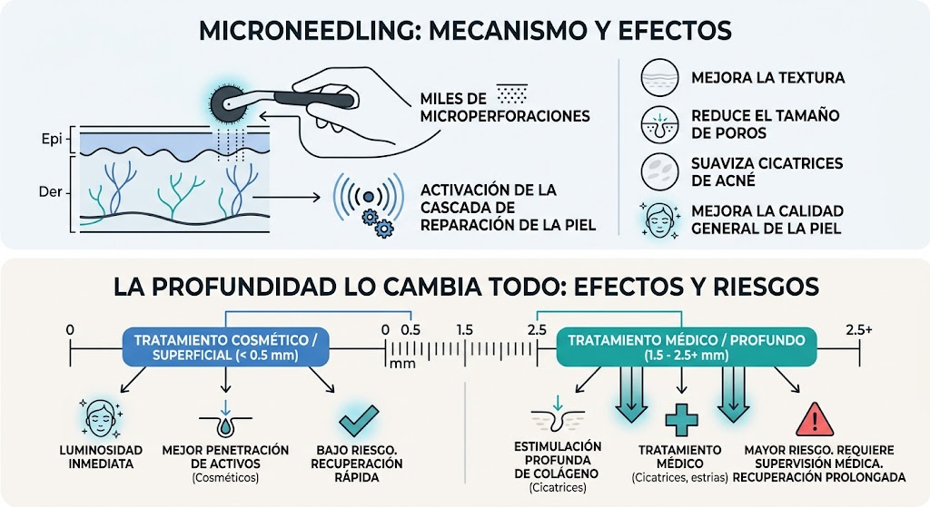 Microagujas: microperforaciones controladas