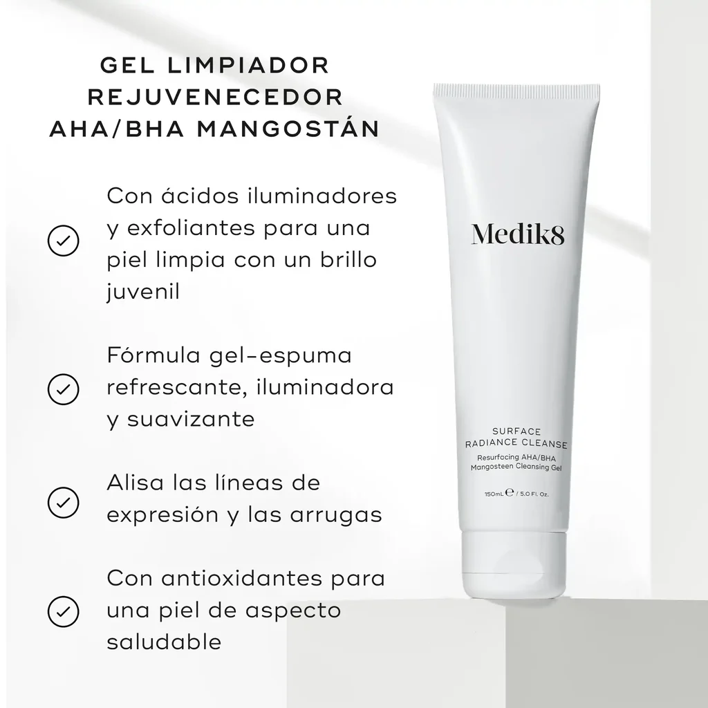 Surface Radiance Cleanse de la marca Medik8: Información