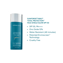 Sunforgettable®Total Protection™ Face Shield Glow SPF 50 de la marca Colorscience: Componentes