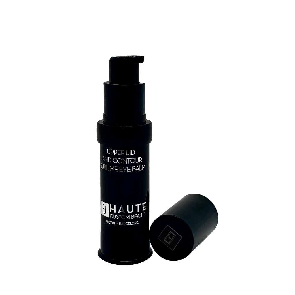 Upper Lid & Contour Sublime Eye Balm de la marca HAUTE CUSTOM BEAUTY: Recipiente abierto