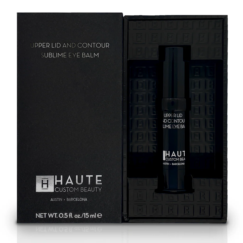 Upper Lid & Contour Sublime Eye Balm de la marca HAUTE CUSTOM BEAUTY: Packaging