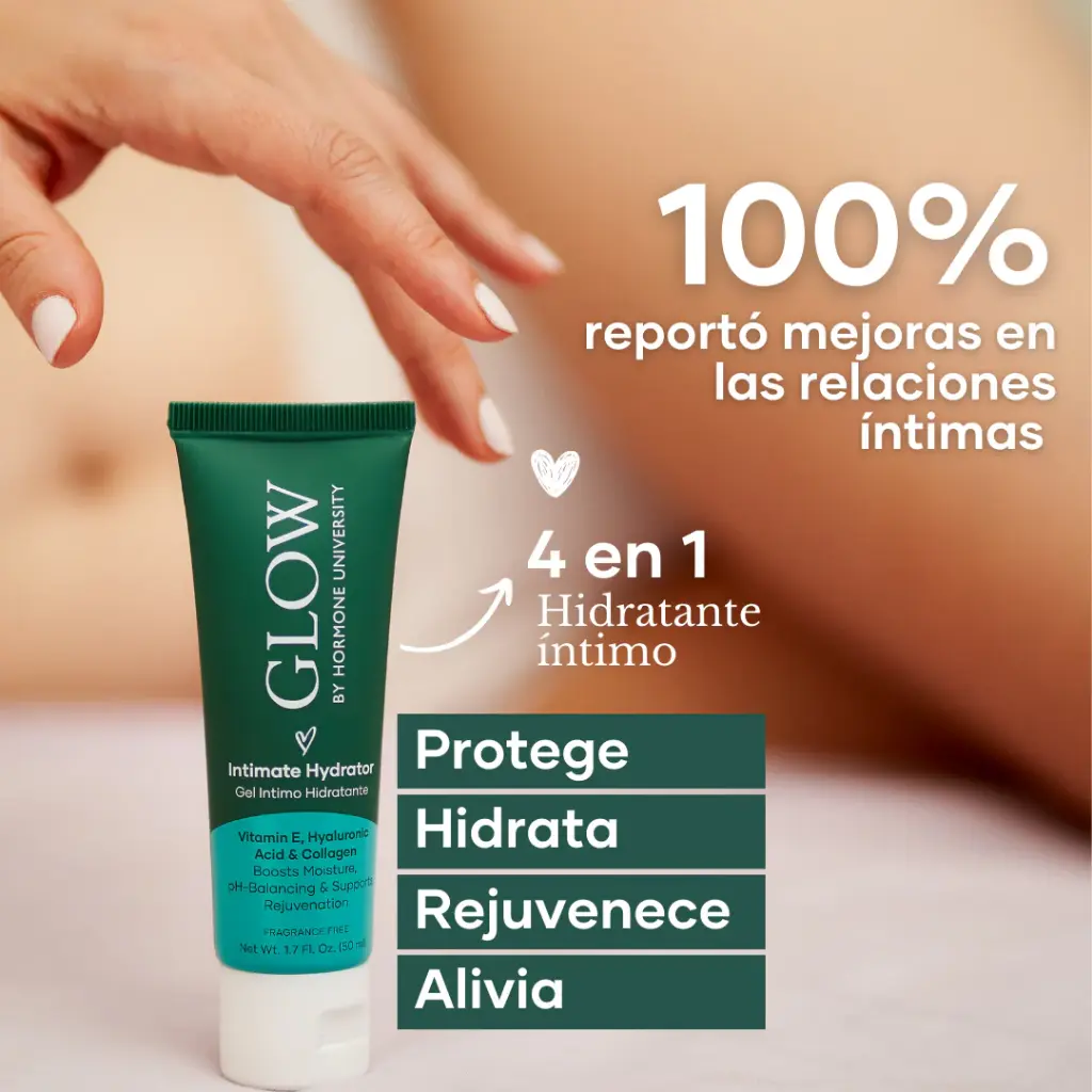 Hidratante Íntimo 4 en 1 de la marca GLOW HORMONE UNIVERSITY: Resultados