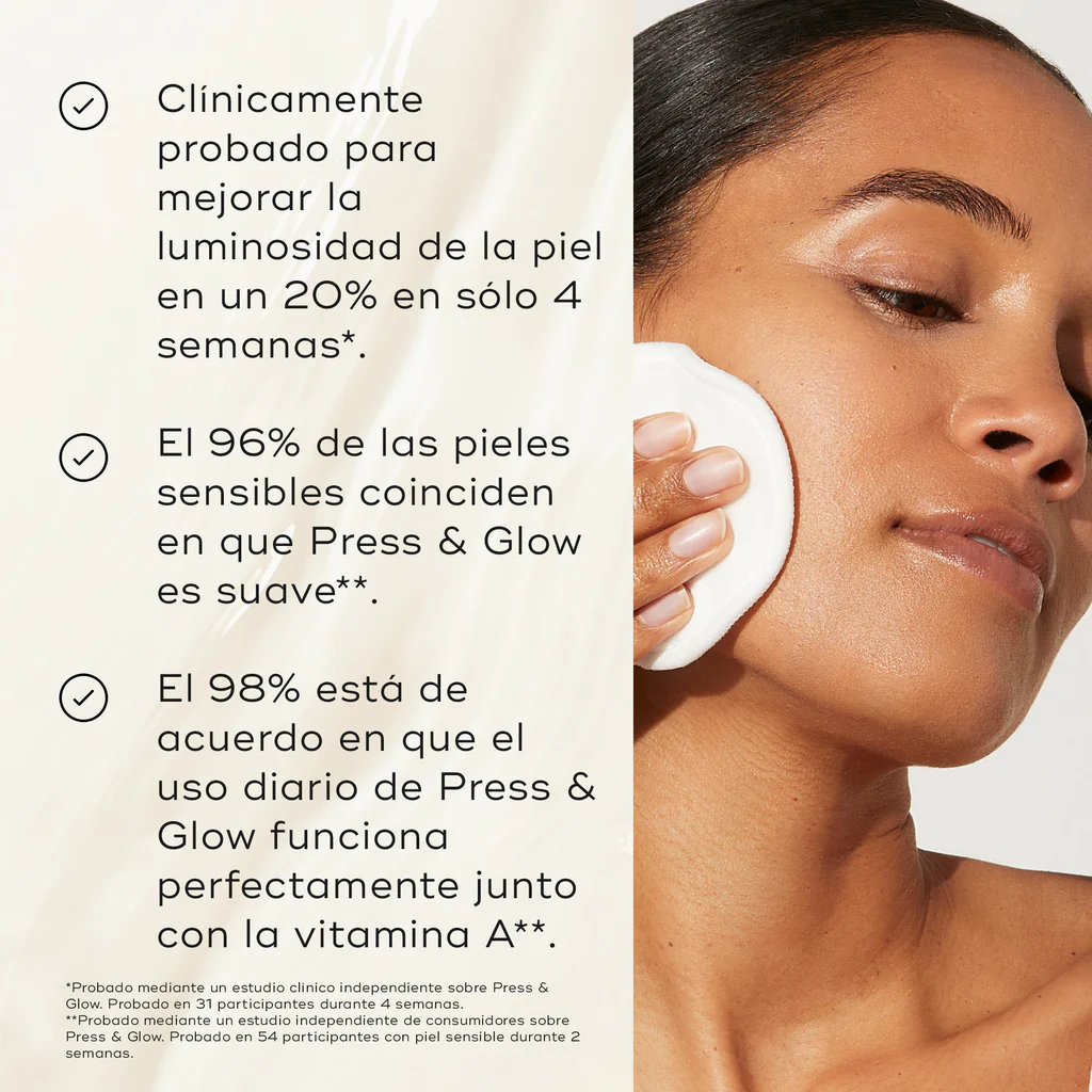 Press & Glow de la marca MEDIK8: Clínicamente probado