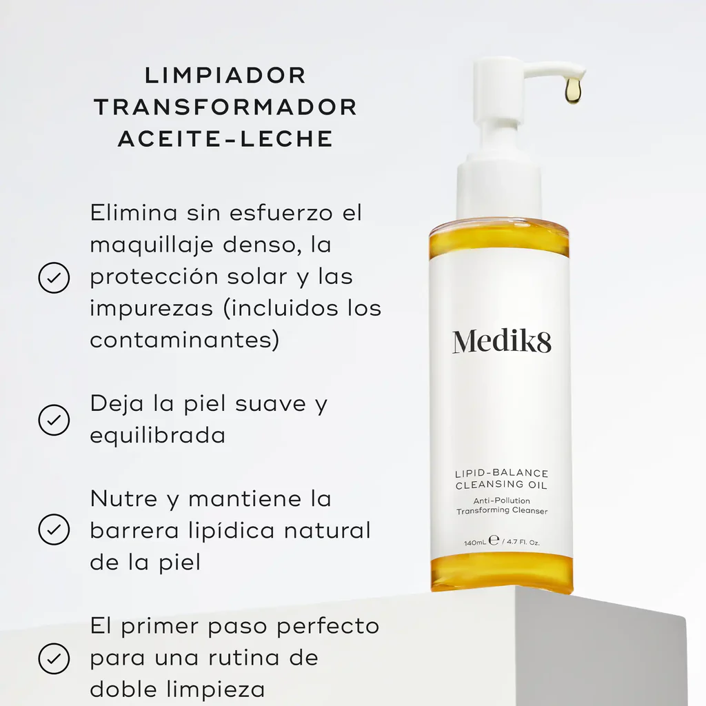 Lipid Balance Cleansing Oil de la marca MEDIK8: Clinicamente probado