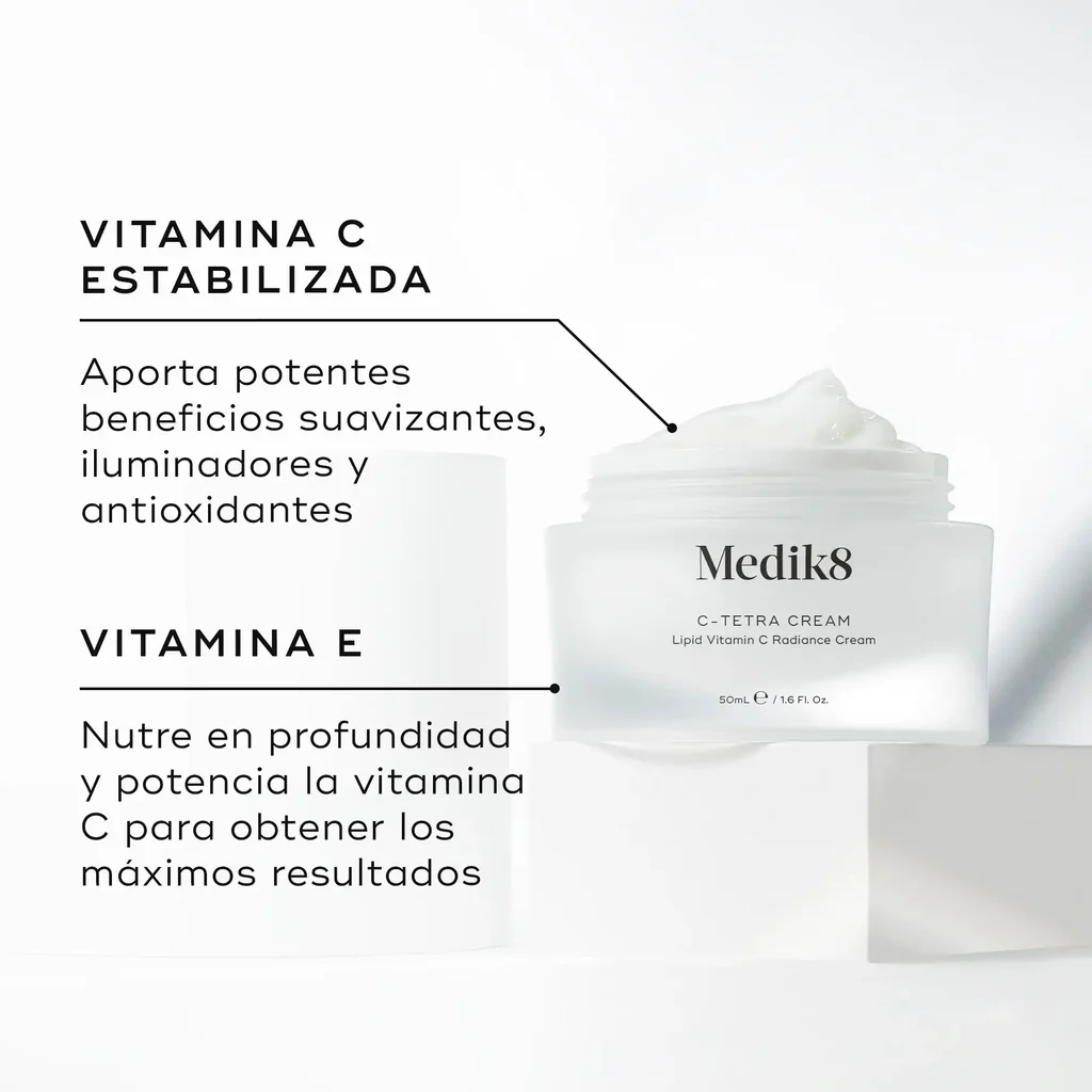C-Tetra Cream de la marca MEDIK8: Componentes