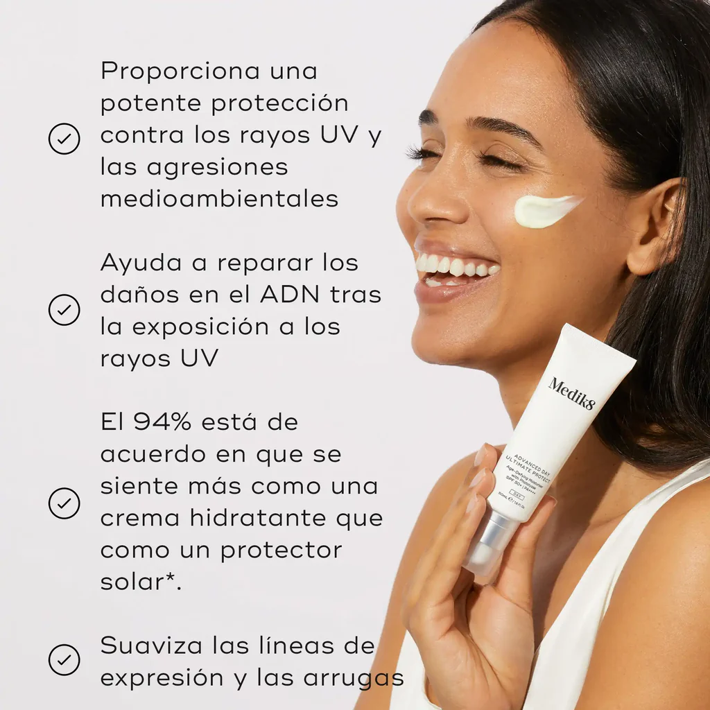 Advanced Day Ultimate Protect de la marca MEDIK8: Beneficios