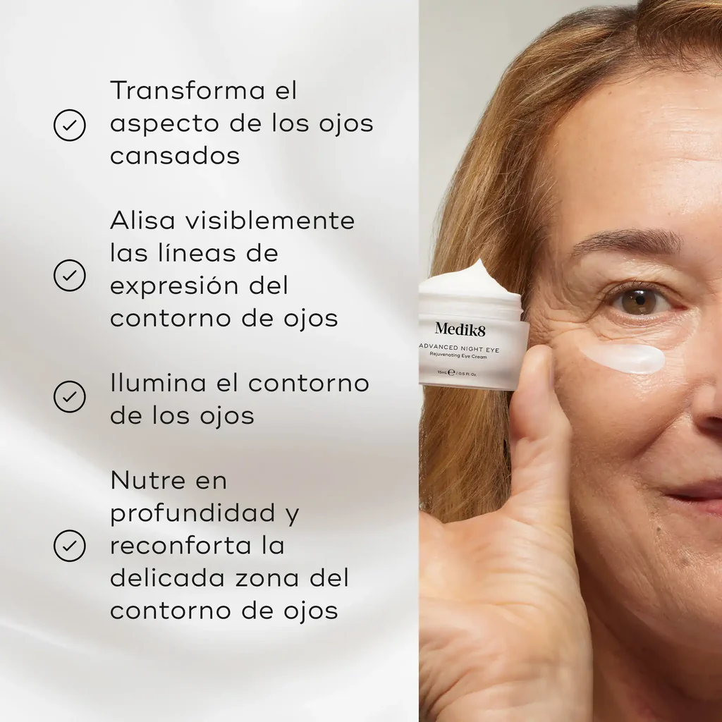 Advanced Night Eye de la marca MEDIK8: Beneficios