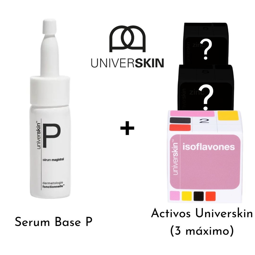 Isoflavonas 2% de la marca Universkin: Mezclar con Serum Base P