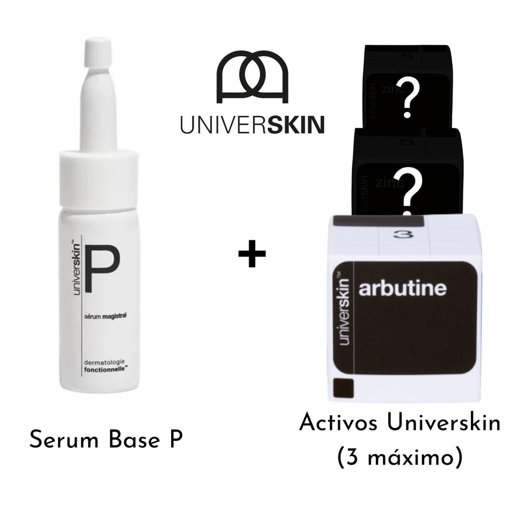 Arbutina 3% de la marca Universkin: Mezclar con Serum Base P