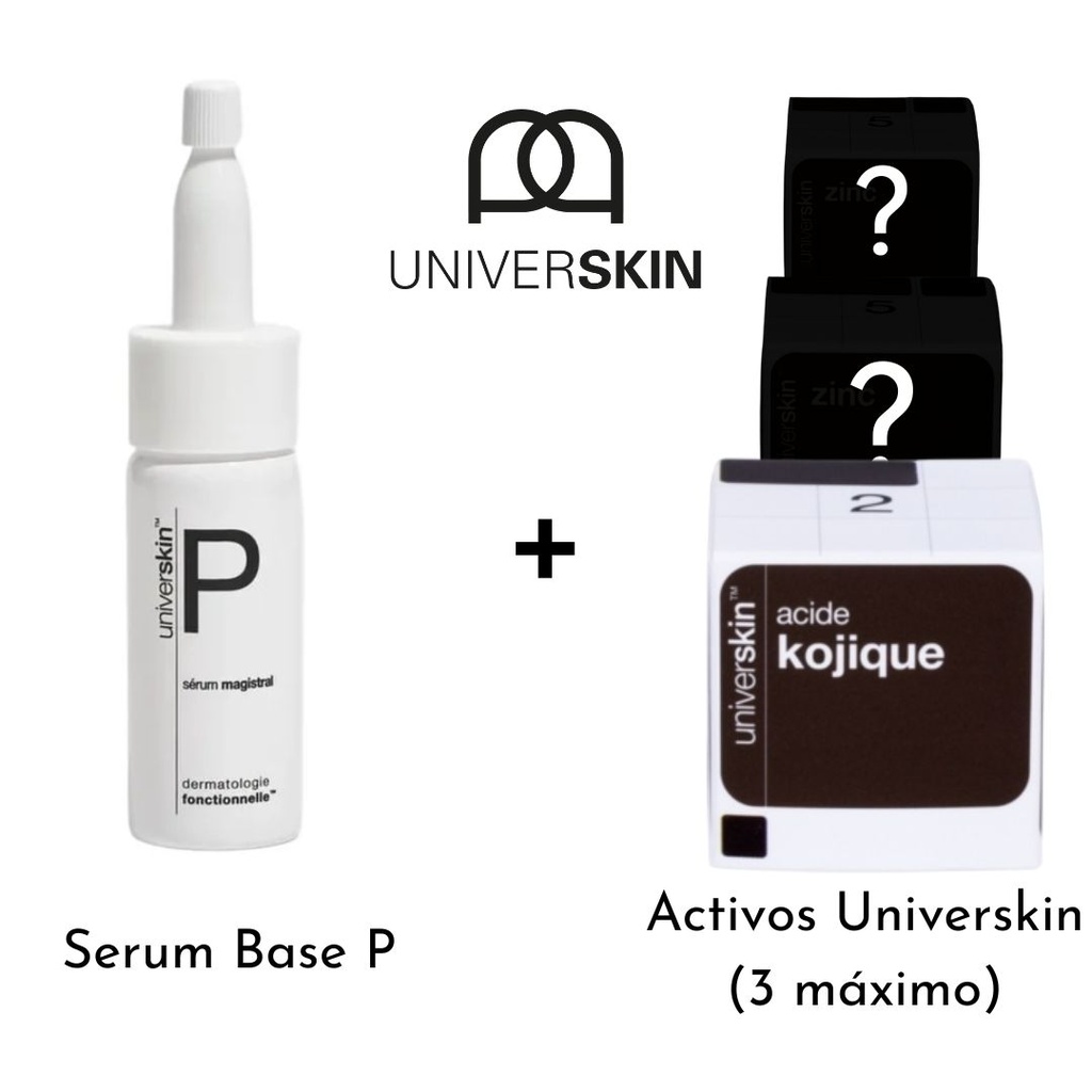 Ácido Kójico 2% de la marca Universkin: Mezclar con Serum Base P