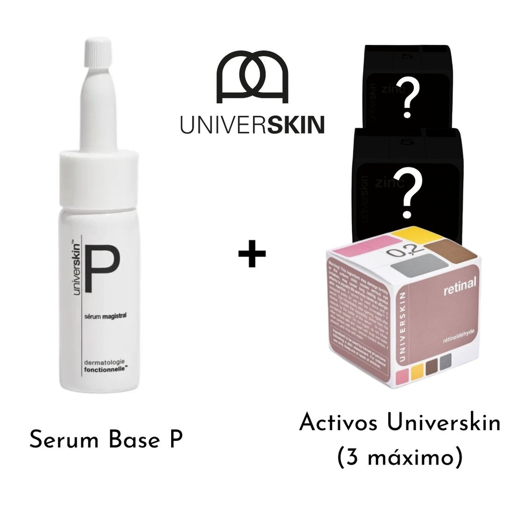 Retinal 0.2% de la marca Universkin: Mezclar con Serum Base P