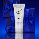 Hydrating Cleanser de la marca ZO SKIN HEALTH: Producto sobre fondo azul con regalos azules