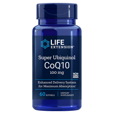 Super Ubiquinol CoQ10 With Enhanced Mitochondrial