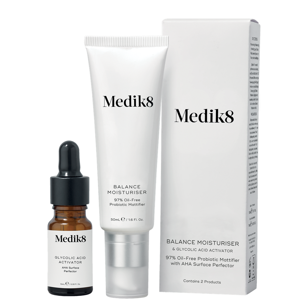 Balance Moisturiser with Glycolic Acid Activator